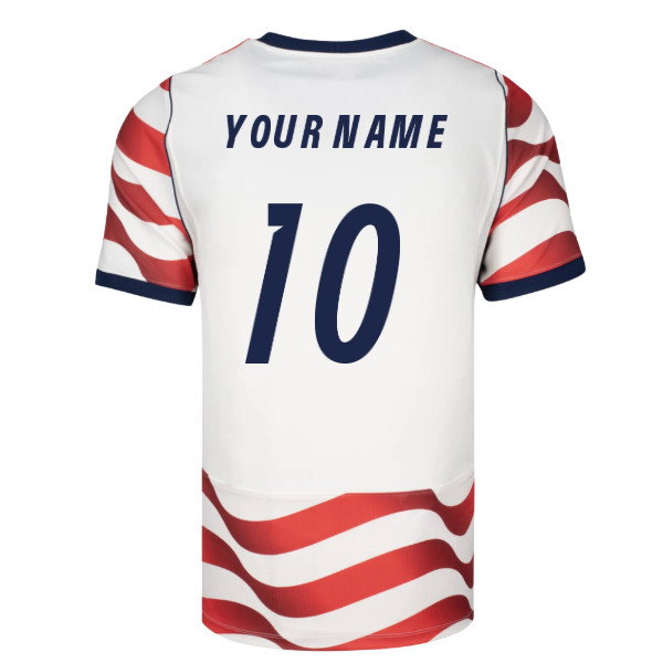 2026-2027 USA USMNT Match Home Authentic Jersey (Your Name)-SoccerKits Hub | Buy Soccer Jerseys Online